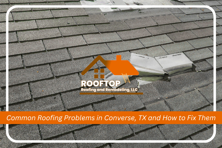 Roofing shingles in need of a contractor for repairs in Converse TX