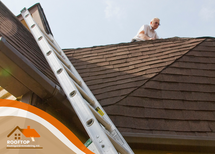 San Antonio Roofer inspecting a roof for maintenance