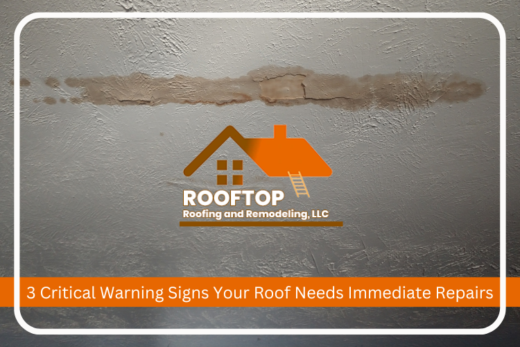 Close-up image of ceiling stains from roof leaks, highlighting the need for roof repairs in Universal City.
